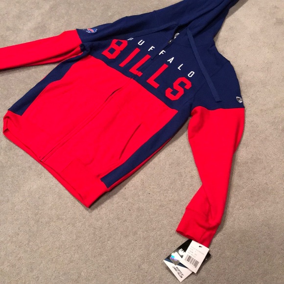 NWT NFL Men’s Buffalo Bills Full Zip Hoodie - Picture 2 of 3